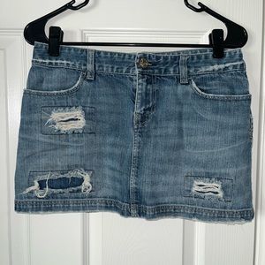 American Eagle Blue Jean Mini Skirt, size 4